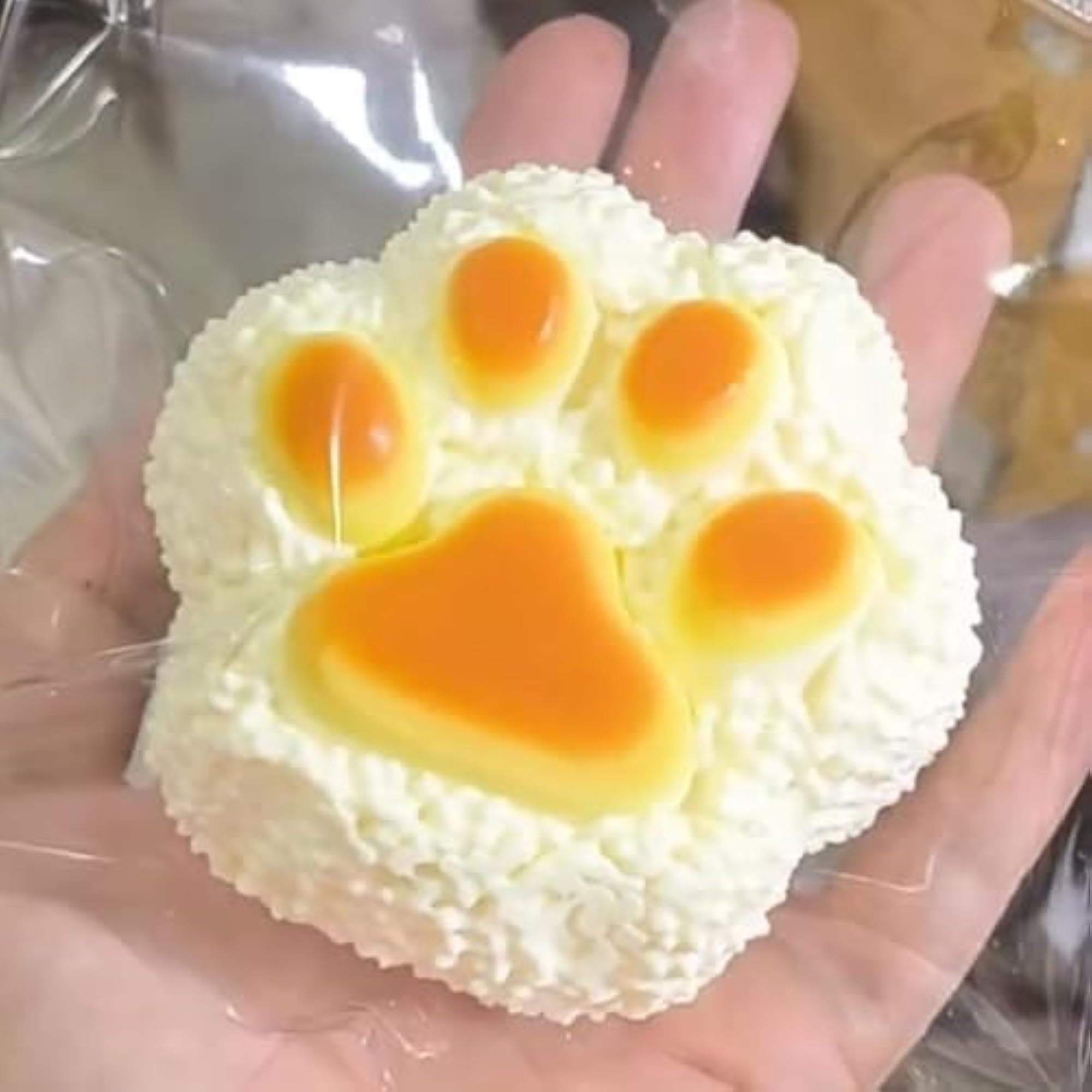 2Pcs Taba Squishy Cat Paw Set, Soft Squishy Toy