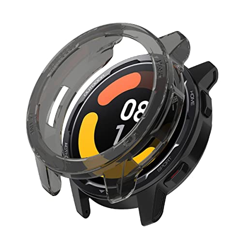 Miimall �y�N���A�P�[�X�z Xiaomi S1 Active �K�p �\�t�g�P�[�X xiaomi s1 active xiaomi watch color2 �P�[�X ������ ���ʕی� �Ռ��z�� ���h�~ �y��TPU�ގ� �V���I�~ �ی�J�o�[ �i�N���A�u��