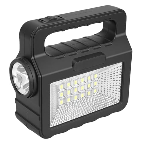 Yanmis Generador de Energía Solar Portátil, Batería de Alta Capacidad de 6000 MAh con Panel Solar para el Hogar, Camping, Iluminación de Emergencia Al Aire Libre, Central Eléctrica