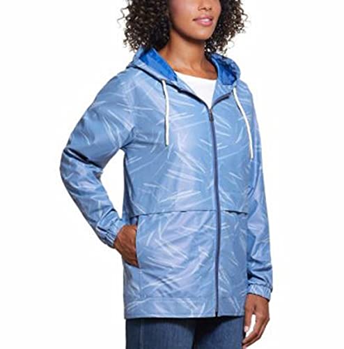 Weatherproof Vintage Womens Waterproof Coated Rain Jacket with Hood -Light Windbreaker Raincoat for Women-Hooded Rain Slicker2