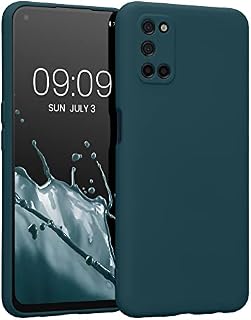 kwmobile Slim TPU Case Compatible with Oppo A52 / A72 (4G) - Case with Soft Matte Finish Grip Camera Cutout - Teal Matte