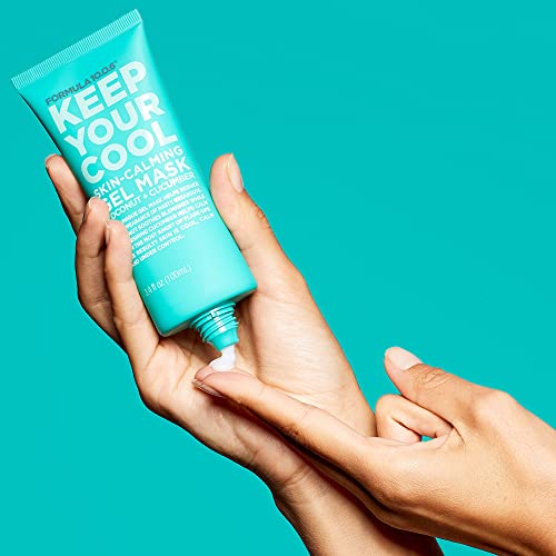 Formula 10.0.6 - Keep Your Cool Skin-Calming Gel Mask - Refreshing Gel Mask That Soothes Blemishes And Calms The Skin, Vegan, Paraben-Free, Sulfate-Free & Cruelty-Free, 3.4 Fl Oz #TOP2