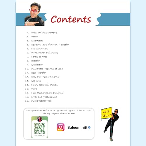 Image of PW SKC Physics Crush Class 11 Handwritten Format Notes By Saleem Sir For JEE and NEET Exams (Hinglish Edition) | Most Important PYQs | From Basic to JEE Advanced via JEE / NEET