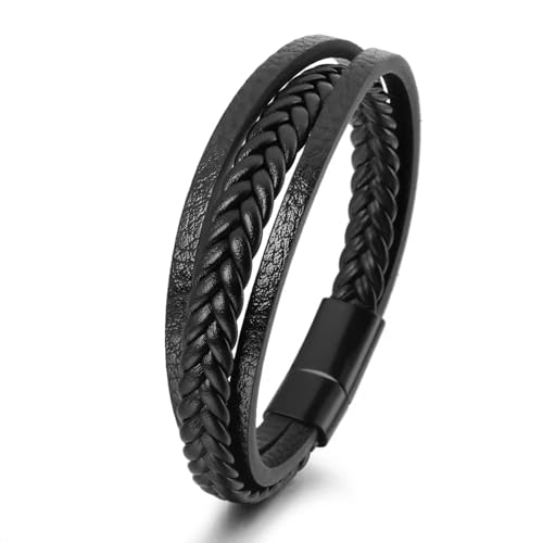 Bracelets pour hommes en cuir marron idée cadeau idéale avec son style vintage fait main