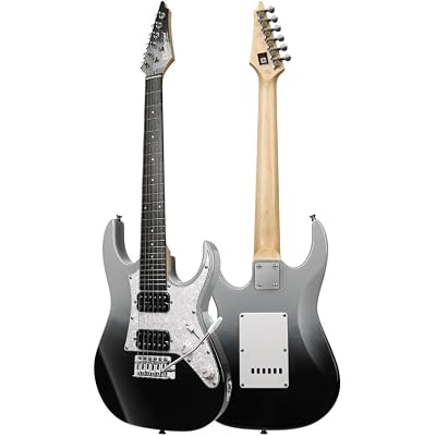 Compact Electric Guitar Solid Body Colorful Finish Lightweight 6-String Electric Guitar for Beginners, Home Practice, Travel or Decorative Display, High-Grade Affordable Design