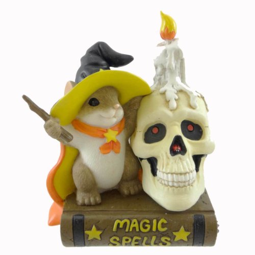 ENESCO Charming Tails Halloween You're Delightfully Figurine, 3.875-Inch
