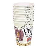 Unique Party Bicchieri di Carta-266 ml-Festa a Tema Harry Potter-Confezione da 8, Multicolore, 23936EU