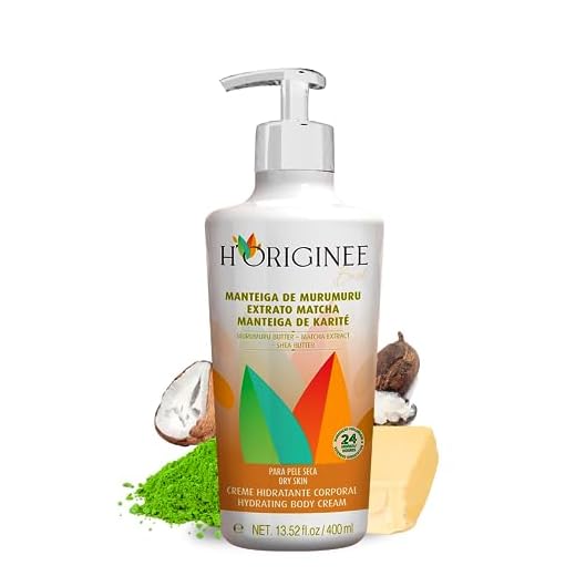 H’ORIGINÉE - Hidratante Corporal de Manteiga de Murumuru - O Poder Antioxidante da Amazônia, Estimula Colágeno e Suaviza o Toque da Pele - Creme Natural e Vegano de Óleo de Coco e Karité - 400ml