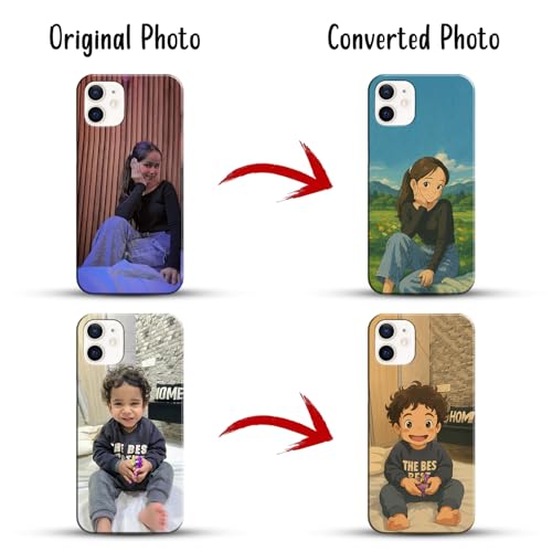 Image of COLORflow Back Cover Compatible with Poco X7 Pro 5G | Ghibli Studio Style Customized Back Cover Compatible with Poco X7 Pro 5G