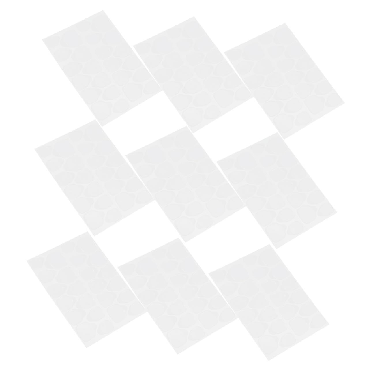 100sheets Press Nails Jelly Glue Adhesive Nail Stickers for Double Side Tabs