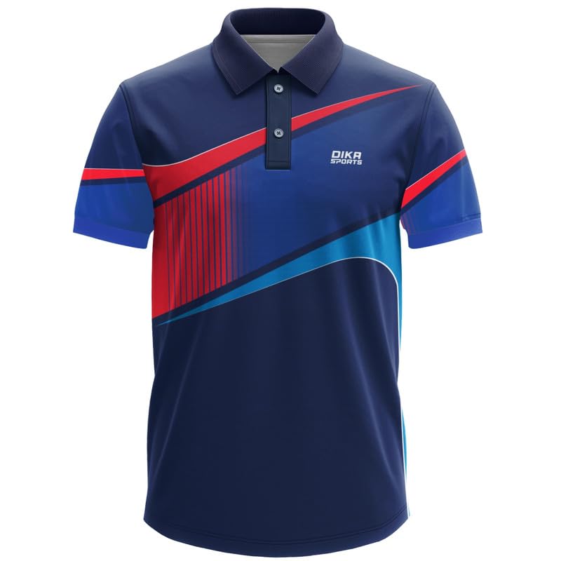 Dika Sports Custom Team Jersey Cricket t-Shirt with Logo Local Cricket Team Jersey Football Jersey for Men | 2 Year to 5XL Multicolour