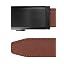 40mm Solid Swat Black Buckle & Cognac Brown Leather