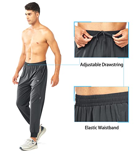 Image of NORTHYARD Men's Athletic Running Pants Lightweight Workout Joggers Quick Dry Gym Sweatpants Active Sports Track Training