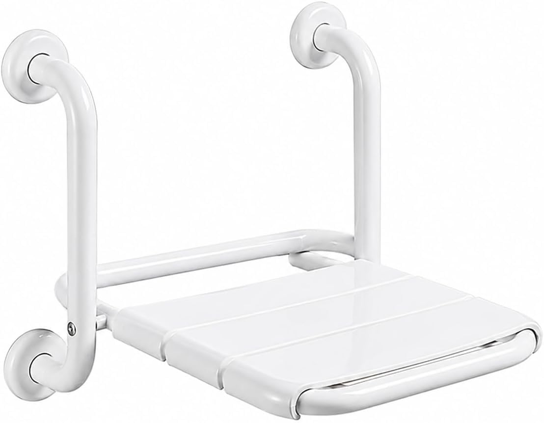 Silla de Ducha Plegable 2 en 1, montada en la Pared o Independiente con