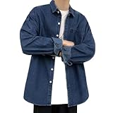 Materiales Duraderos: Mens long sleeve button down shirt hecho de Algodón de materiales de alta calidad que le da a la prenda un comodidad única a la hora de usarla para esos largos días de trabajo y sigue siendo duradera sin pérdida de color después de cada lavado.