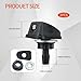 RGOAANC 2PCS Car Front Windshield Washer Nozzle Kit, Automotive Wiper Nozzles, 0.31