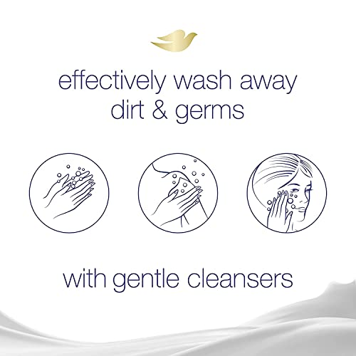 Image of Dove Beauty Bar Gentle Skin Cleanser Moisturizing for Gentle Soft Skin Care Original Made With 1 /4 Moisturizing Cream 3.75 oz, Pack Of 6 (USA)