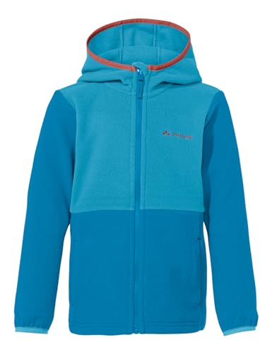 VAUDE Kinder Fleece Jacke Kids Pulex Hooded Jacket II, warm, weich, pflegeleicht und schnelltrocknend, icicle, 146-152