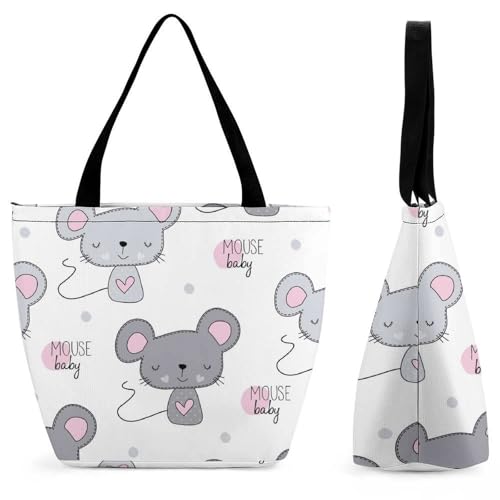 Souris mignonne sac à main spacieux contre le désordre des grands sacs