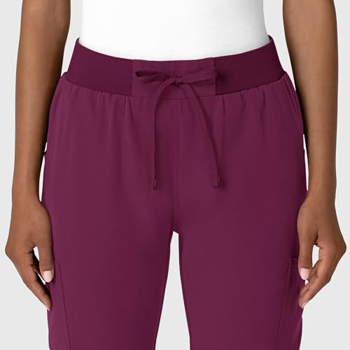 WINK Nova Women's Jogger Utility Scrub Pant, Wine, XL by WINK - Used condition - Image 6