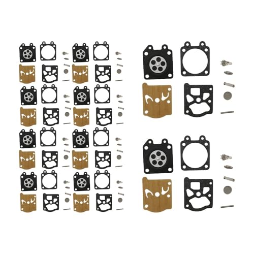 Kit de reparación de diafragma de carburador de 10 piezas para motosierra MS180 MS170