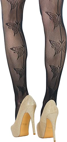 Image of ToBeInStyle Women's Sexy Nylon Versatile Fine Fishnet Thigh High Stockings w /Opaque Band