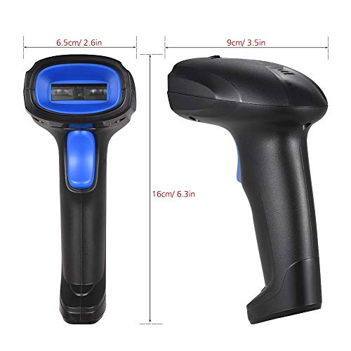 Handheld CCD Barcode Scanner USB Automático Com Fio 1D Leitor de Código de Barras Leitor de Varredur