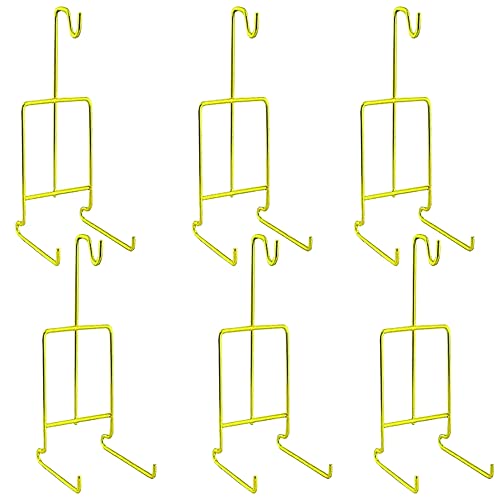 HOHIYA 6 Stück Teetassen und Untertassen-Display-Ständer für Teetassen aus Porzellan, Organizer, Gold Cover