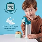 b.box Insulated Drink & Water Bottle | Stainless Steel with Triple Layer Insulation | Keeps Drinks Cold up to 8hrs, Warm up to 6hrs | 350ml/12oz (Ocean Breeze) - Image 5