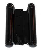 Ultra Hardware 6 Inch Hinge Double Action Spring Black 2.6mm