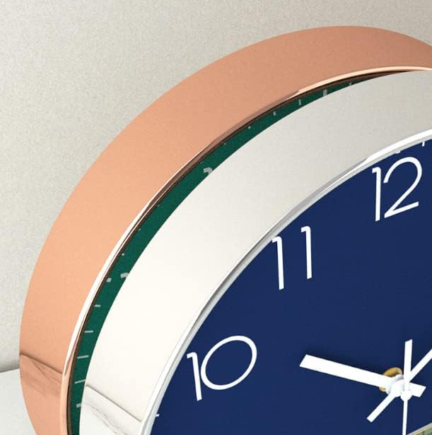 Miniatura 2 de Reloj de pared de 12 pulgadas, silencioso, de cuarzo, funciona con pilas, para el hogar, cocina, oficina, escuela, sala de estar, decoración (verde)