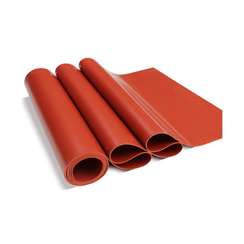 Tapis de Table en Caoutchouc de Silicone Transparent et translucide, 500 x 500 mm, résistant à la Chaleur(500x500x 1.5 mm)