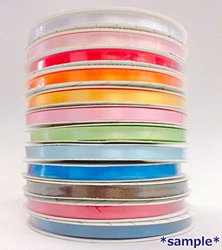 【ネコポス】 シングルサテンリボン 18ｍｍ&times;20ｍ オリーブ 2巻セット