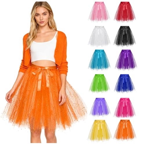 Gonna da donna in tulle, nera anni '50, stile retrò,