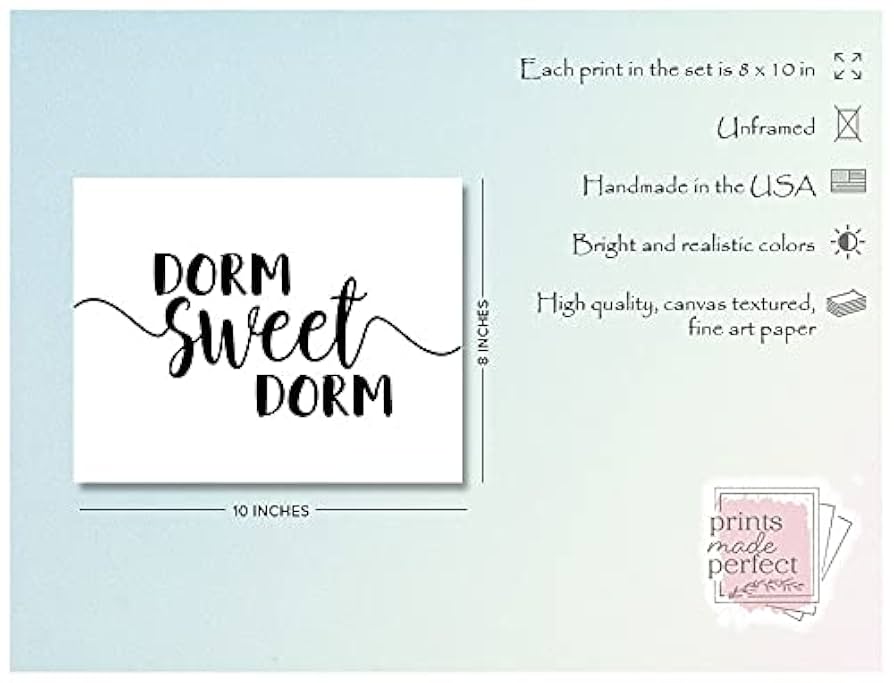amazon-com-dorm-sweet-dorm-art-print-dorm-room-wall-decor-8x10-unframed-home-kitchen