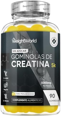 Gominolas de Creatina Monohidratada 5000mg - Gomitas Pre Entreno ...