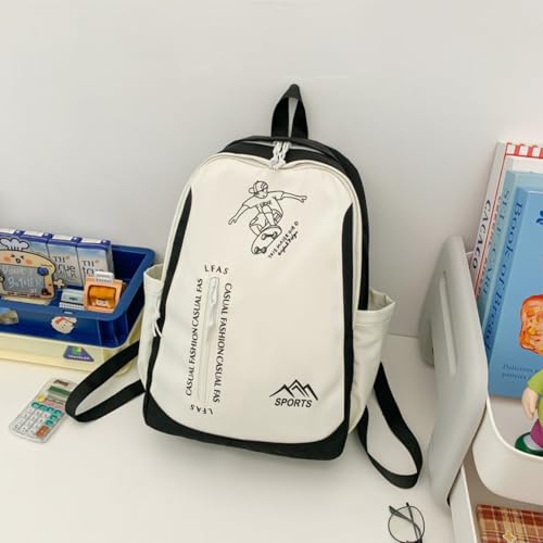 Image of Tinttot 30 Litre, Japanese Korean Style Capybara Niche College Students Light weight School bag Women's Travel Backpack