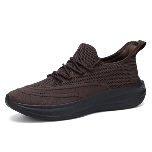 Image of VAMJAM Men's Running Shoes Slip On Walking Shoes Non Slip Lightweight Workout Breathable Gym Sneakers Fashion Mesh Sneakers