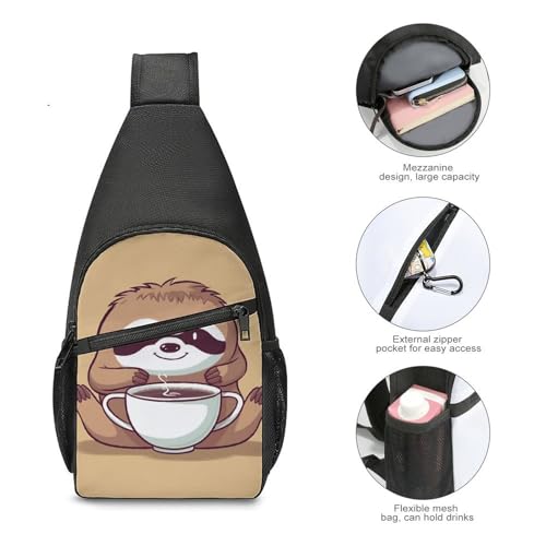 Sling Bag pequeña unisex para hiking y día a día miniatura 5