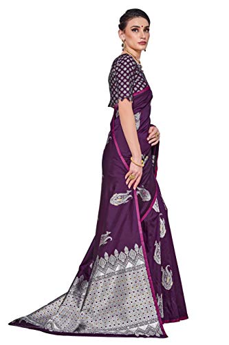 Image of Glory Sarees Women's Banarasi Silk Saree with Blouse Piece (GS Kara143 Parent)