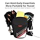SOUUXIU Motorcycle Leg Bag Men Motorrad Bein Tasche Motorrad Beutel wasserabweisend mit großem Hauptfach und reflektierenden Streifen für Motorrad Reisen und täglichen Gebrauch (20 * 15 * 8)