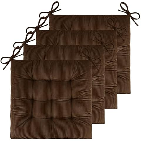 FlyGulls Large Corduroy Chair Cushions Cover