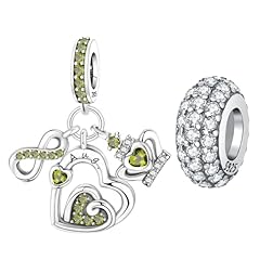 8-Birthstone Charm & Spacer Bead