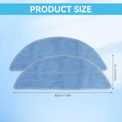 Image of Replacement Mop Pad Compatible with Ecovacs Deebot Y1 /Y1 Pro /Y1plus Vacuum Cleaner Microfiber Mop Pads Water Abserbent Scrubbing Pads Cleaning-Pads Universal Replacement Mop Pads