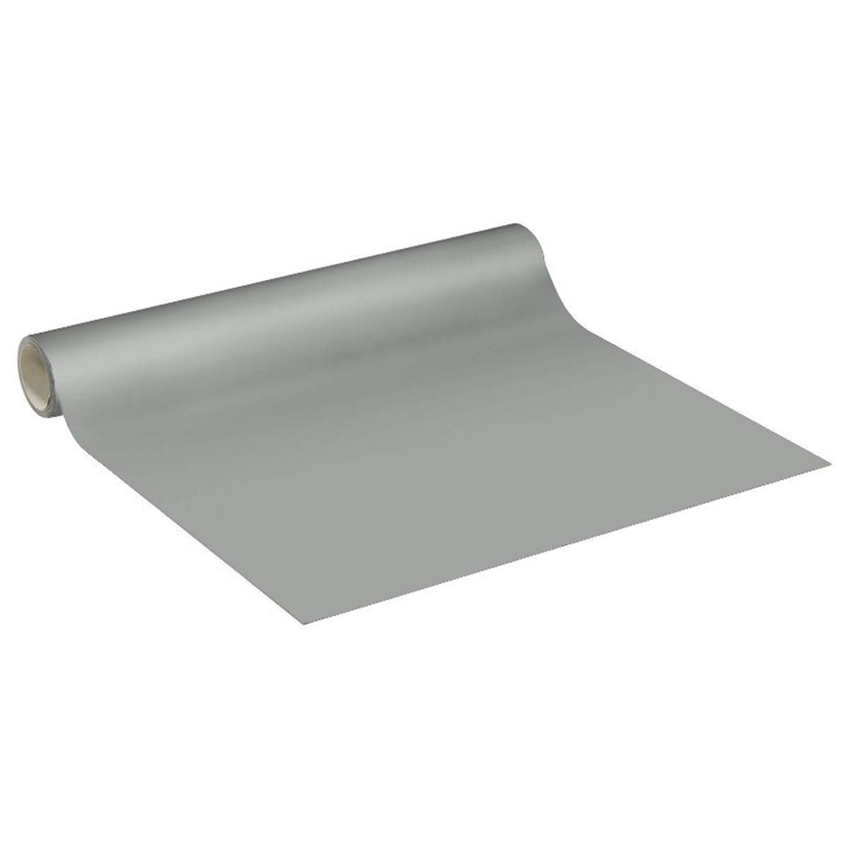 Waterproof Adhesive Vinyl Roll for Kitchen, Cabinet, Cabinet, Door – Wall Sticker H60 x L200 cm – Light Grey
