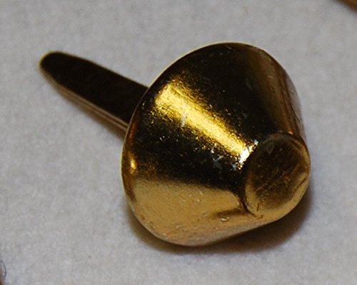celloexpress Pack of 24-15mm GOLD - Bag & Purse Feet with Backs - Flat Bottom Handbag Studs - Bag making & Crafts