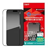 Deff ディーフ iPhone16ProMax用 ガラスフィルム AGC社製 Dragontrail(R)Pro 強化ガラス 液晶保護 ナノマット (6.9inch 16ProMax)