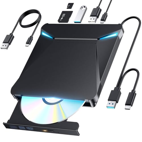 Amazon.co.jp: DVDドライブ 外付け 『2025革新高速版・1台多役