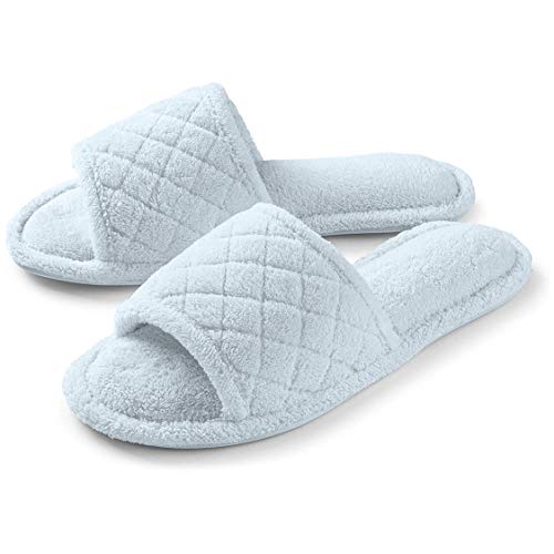 Chinelos Spa Roxoni Ultra Suave por Mulheres Cozy, fuzzy Terry Casa de Banho, Casa e chuveiro Shoes