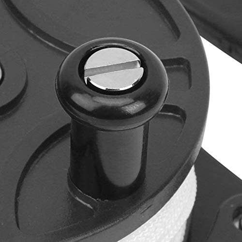 Keenso Diving Reel, Multi?Purpose Portable 289FT 83Meter Diving Reel Diving Finger Reel with Handle Buckle (Black) Diving Diving